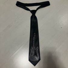 Gitarren krawatte schwarz - krawatte,