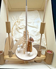 DDR Erzgebirgische Weihnachts WAND Pyramide PGH SEIFFENENER Volkskunst  in OVP !