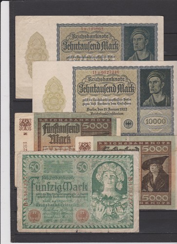 Stück reichsbanknoten - 5,