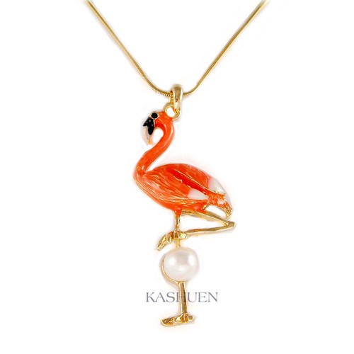 Koralle pink flamingo vogel - koralle,