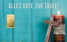 1,0 Gramm Feingold Motiv-Karte