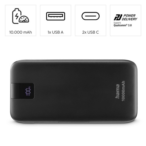 Hama powerbank 10000mah - hama,