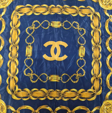 Chanel 100% Seide Schal -