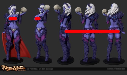 Artist proof commission model - artist,