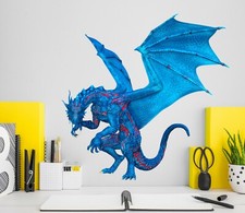 3D Blau Drache H607 Tier
