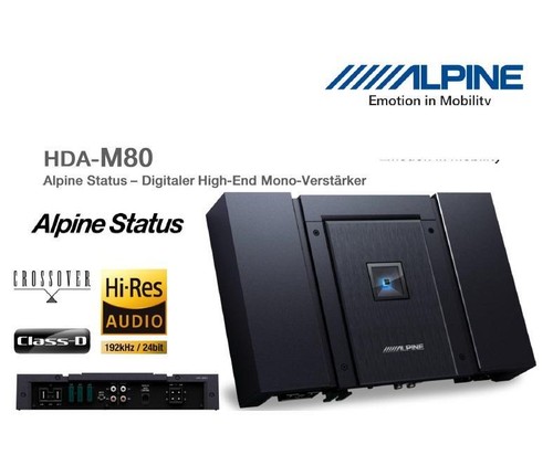 Alpine hda m80 digitaler mono - hda-m80,