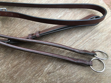 Rotbraunes Ringmartingal feines  englisches Leder weich  WB  Martingal braun