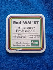 Bierdeckel 1997 Rad WM Wien - Gösser