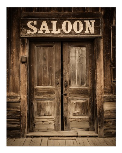 Vintage western saloon - vintage, saloon-t�r