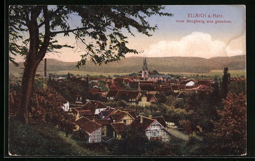 Ansichtskarte ellrich harz - ansichtskarte,