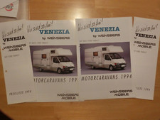 Wohnmobil Prospekt '94  Weinsberg VENEZIA Mod. 100 200 300 , 4S. + Preisliste