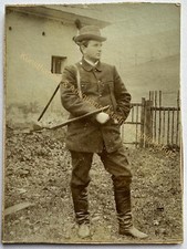 orig. Foto Jagd Jäger um 1910