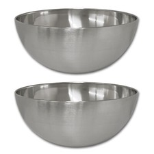 2x Schüssel Edelstahl Ø20 cm
