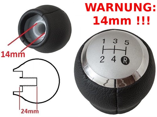 Schaltknauf warnung 14mm - schaltknauf,