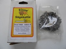 Bison Sägekette 33cm 56 Gl. .325x1.5 Profi-Halbmeißelkette für Dolmar, Echo usw.