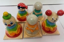 Stapelturm Holz Steckspiel