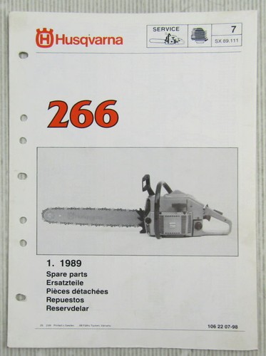 Husqvarna 266 kettensäge - husqvarna,