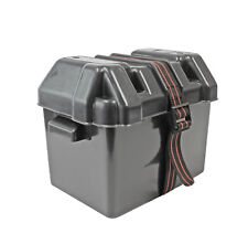 Batteriebox Batteriekasten Gr. M schwarz mit Gurtband Batterie Kasten Box