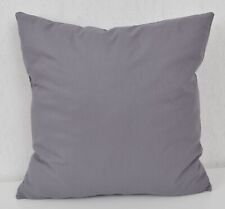 Kissenhülle Hülle Kissenbezug Bezug Dekokissen 100% Baumwolle 19 Maße Grau