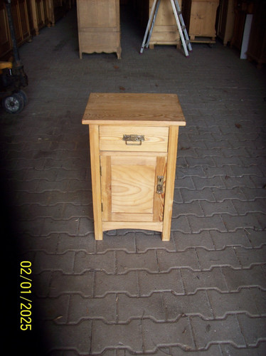 Alter weichholz nachtschrank - weichholz, /
