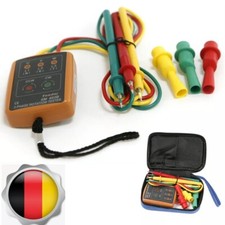 3 Phasen Drehrichtungsanzeiger Drehstrom Phasenprüfer Tester Drehfeldmessgerät