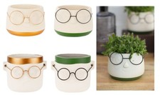 NaDeco Blumentopf mit Gesicht