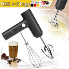 2 in 1 Elektrischer Milchaufschäumer Stab Handheld Aufschäumer USB Milchschäumer