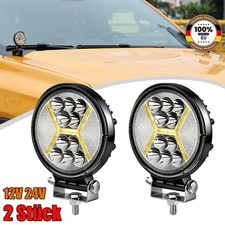 2X 72W LED Arbeitsscheinwerfer Offroad Scheinwerfer 12V 24V Für Jeep SUV Bagger