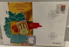 Telefonkarte mit Briefmarke Hamburg