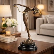 Bronze Skulptur Akt mit