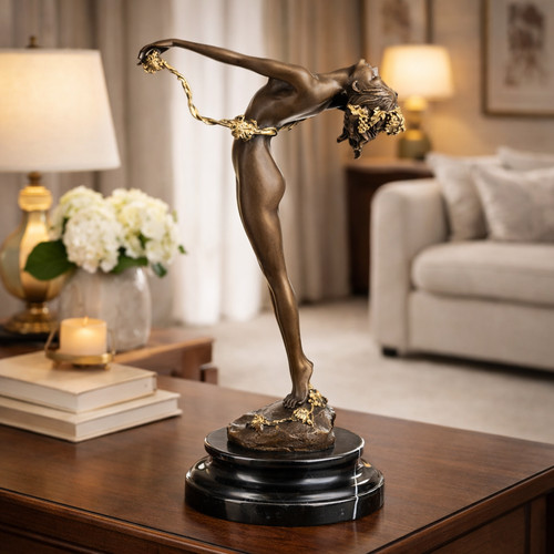Bronze skulptur akt mit - skulptur,