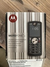 Motorola Motofone F3 Modell MC3 41j11 schwarz OVP