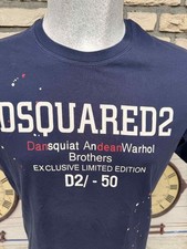 Orig . Icon  Dsquared2 T  Shirt - Grösse XL  - Blau  ++ 139 Euro -  Slim Fit  ++