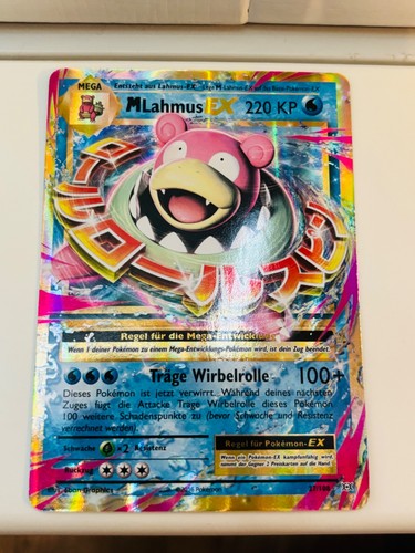 Mega lahmus pokemon karte - ex,