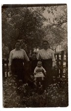 Photo Postcard Family with