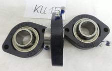 1x Flanschlager Stehlager Gegenlager Lager RHP SKF SNR FAG ex Bundeswehr (KU)