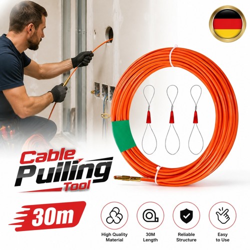Kabeleinziehhilfe 30m nylon - kabeleinziehhilfe,
