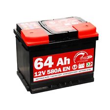 Autobatterie 64Ah 12V 580A ersetzt 60Ah 62Ah 64Ah 65Ah Speed