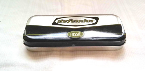 Fossil metalldose schmuckdose - fossil, metalldose,