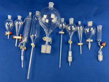 Scheidetrichter Tropftrichter 10 Stück Normschliff Restposten Laborglas Labor