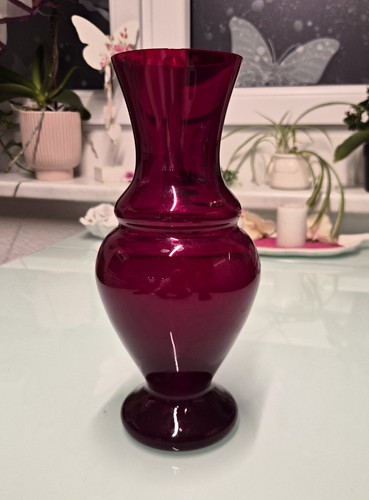Wunderschöne vintage glasvase - wunderschöne,