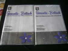 Vintage, Omas Zeiten 2 Betttücher Quelle 150 x 250 Baumwolle OVP.