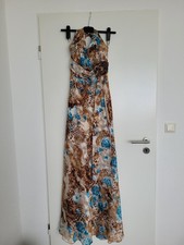 Abendkleid Cocktailkleid Ballkleid V-Ausschnitt Party Kleid lang & Bolero 36-38 