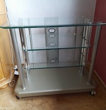 TV Tisch Glas, HI-FI Tisch