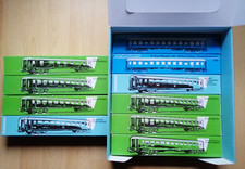 00796 Märklin H0 Display 10 TinPlate Personenwagen + OVP