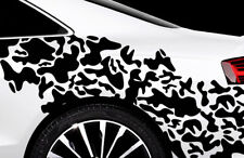Camouflage Pixel Cyber Wellen XL Auto Aufkleber Sticker Tuning Stylin Wandtattoo
