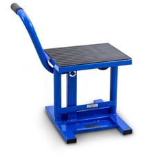 Motorradhebebühne Montagebock Heber für Motorrad Moped bis 150kg Blau B-Ware