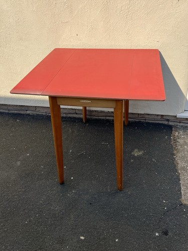Remploy red formica drop leaf - drop,