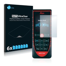 6x Folie für Leica DISTO D510 Schutzfolie Displayschutz Display Schutz Klar