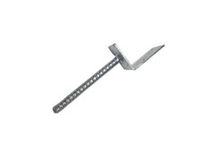 Ripox Pfostenträger L-Form mit Steindolle feuerverzinkt